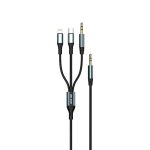 3 in 1 AUX Cable ( Aux / Lightning / Type-C ) 1.2M 3.5MM - Image 2