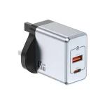 GaN Premium UK Plug Wall Charger 45W - Image 2