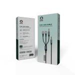 3 in 1 AUX Cable ( Aux / Lightning / Type-C ) 1.2M 3.5MM