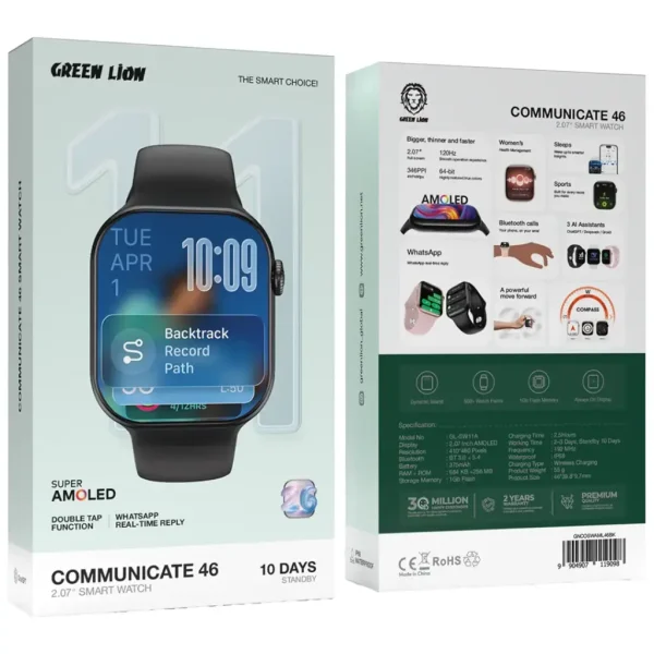 Communicate 46 2.07" Smart Watch