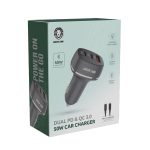 Dual PD & QC 3.0 50W Car Charger