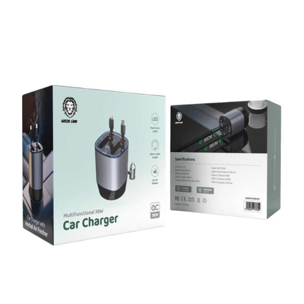 Multifunctional Car Charger 38W